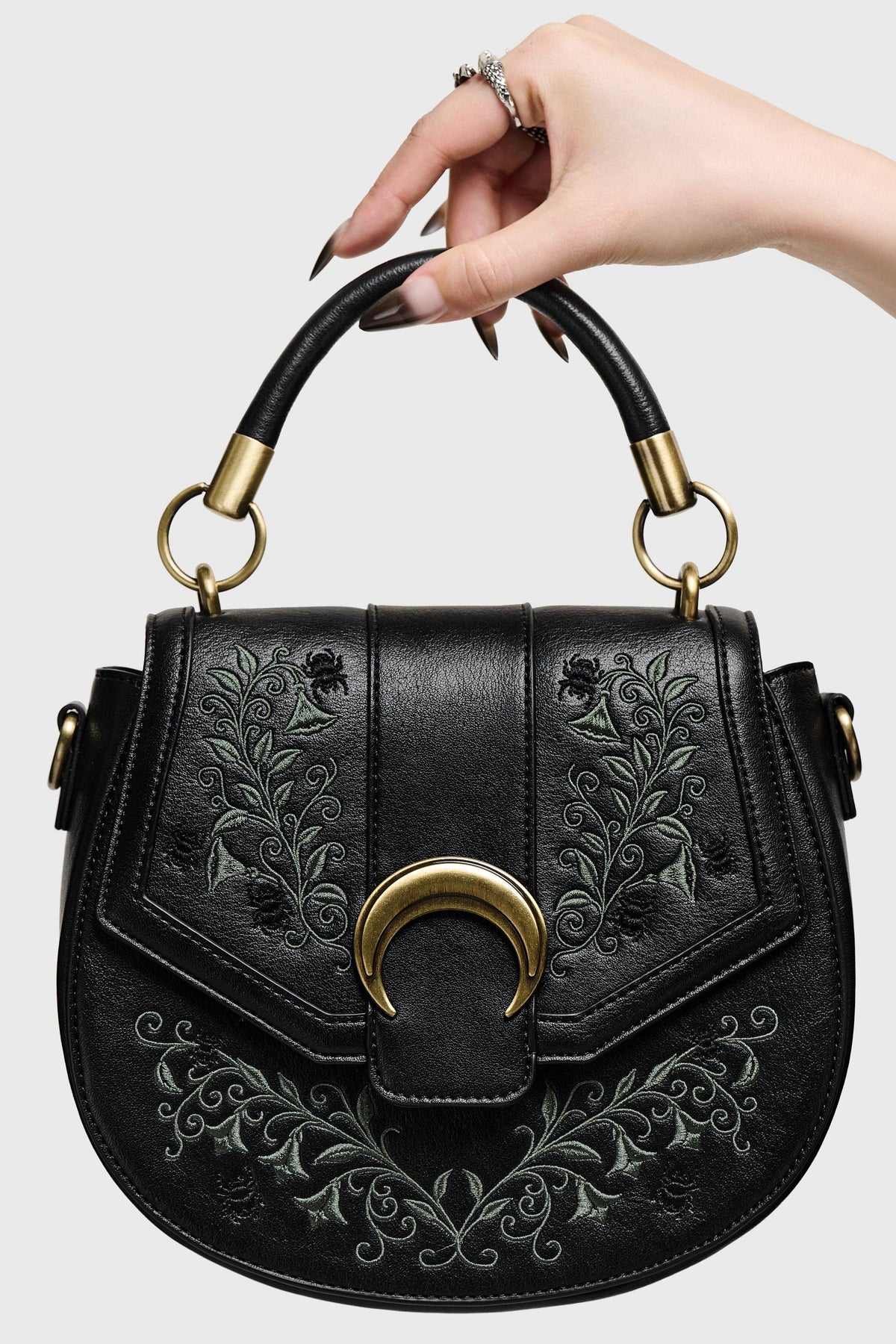 KILLSTAR - Lunar Fern Embroidered Handbag