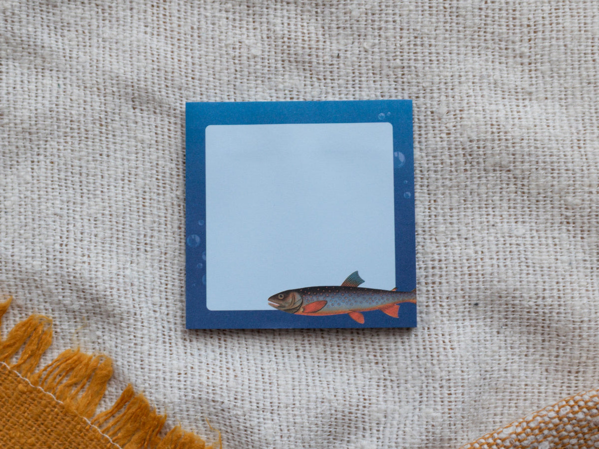 Vintage Fish Sticky Notes