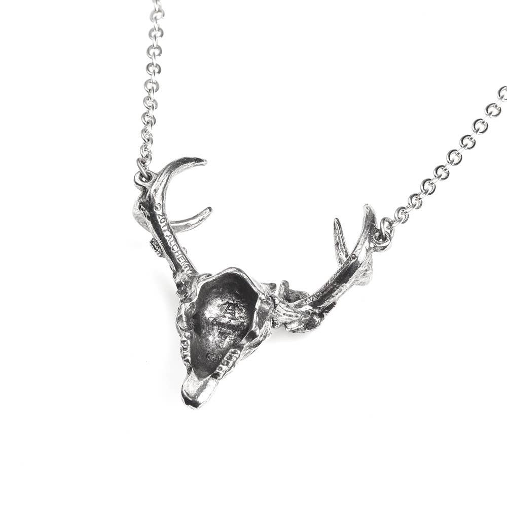 Alchemy England - White Hart, Black Rose Necklace