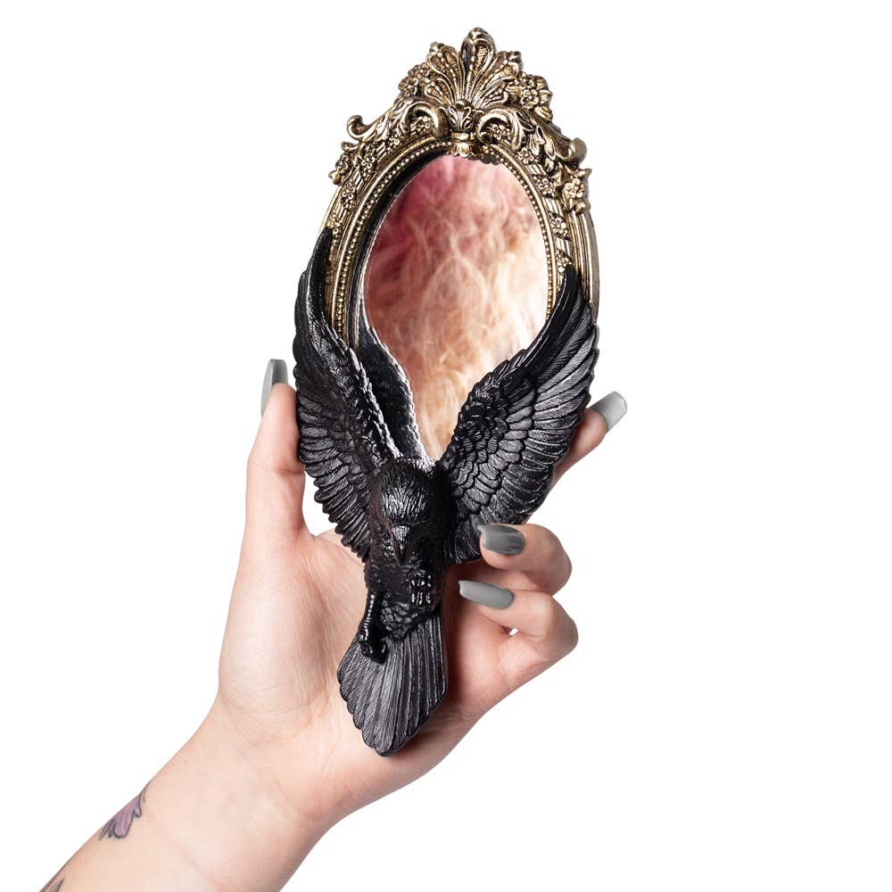 Alchemy England - Raven's Gaze Hand Mirror