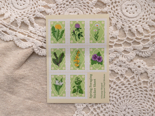 Sticker Sheet - Spring Foraging