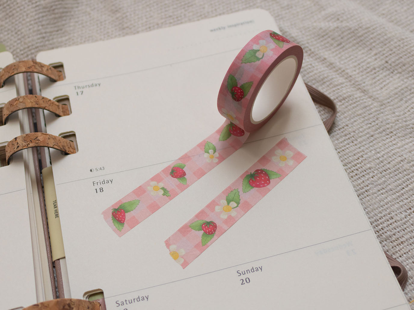 Washi Tape: Strawberry