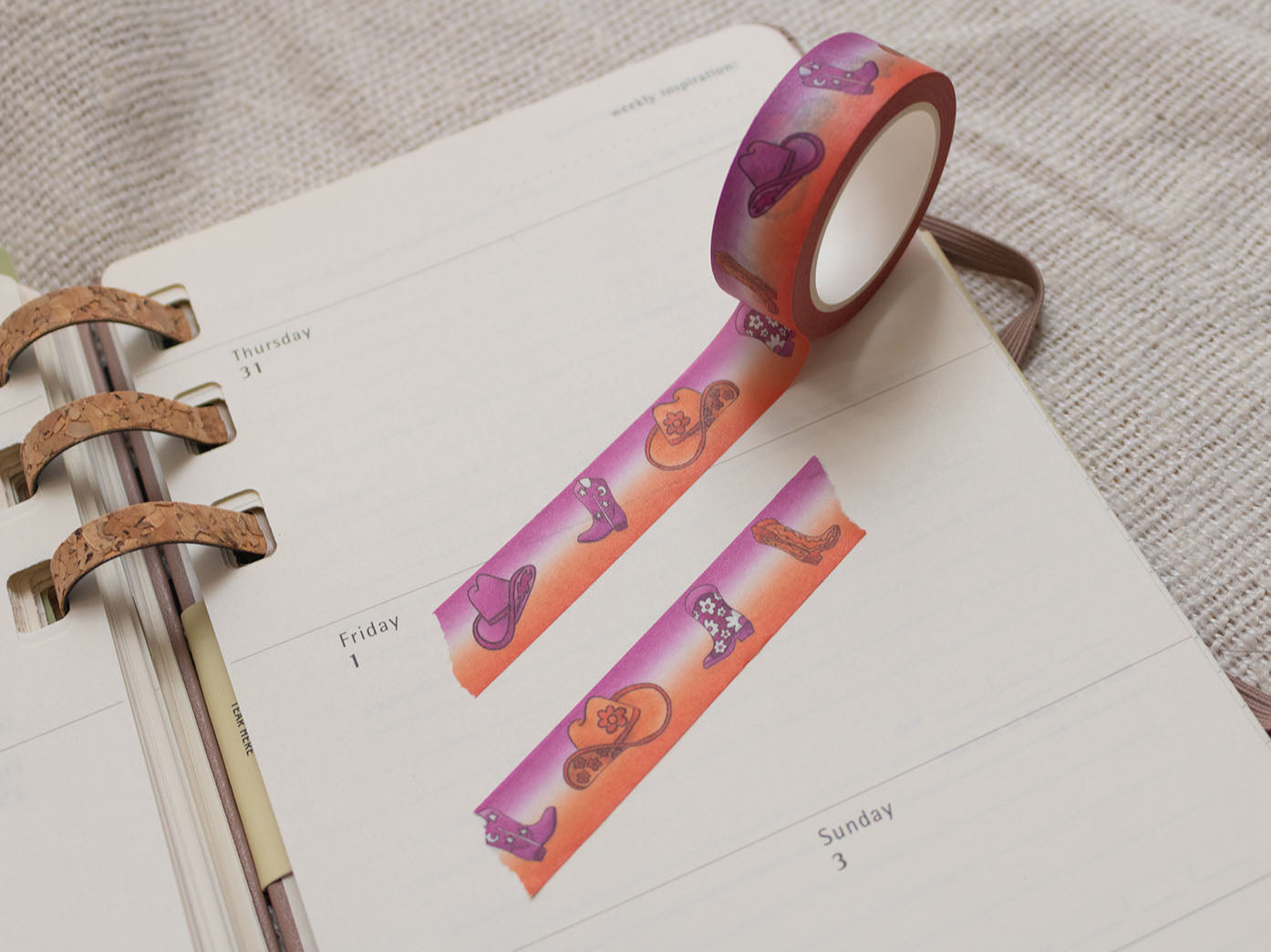 Washi Tape: Howdy