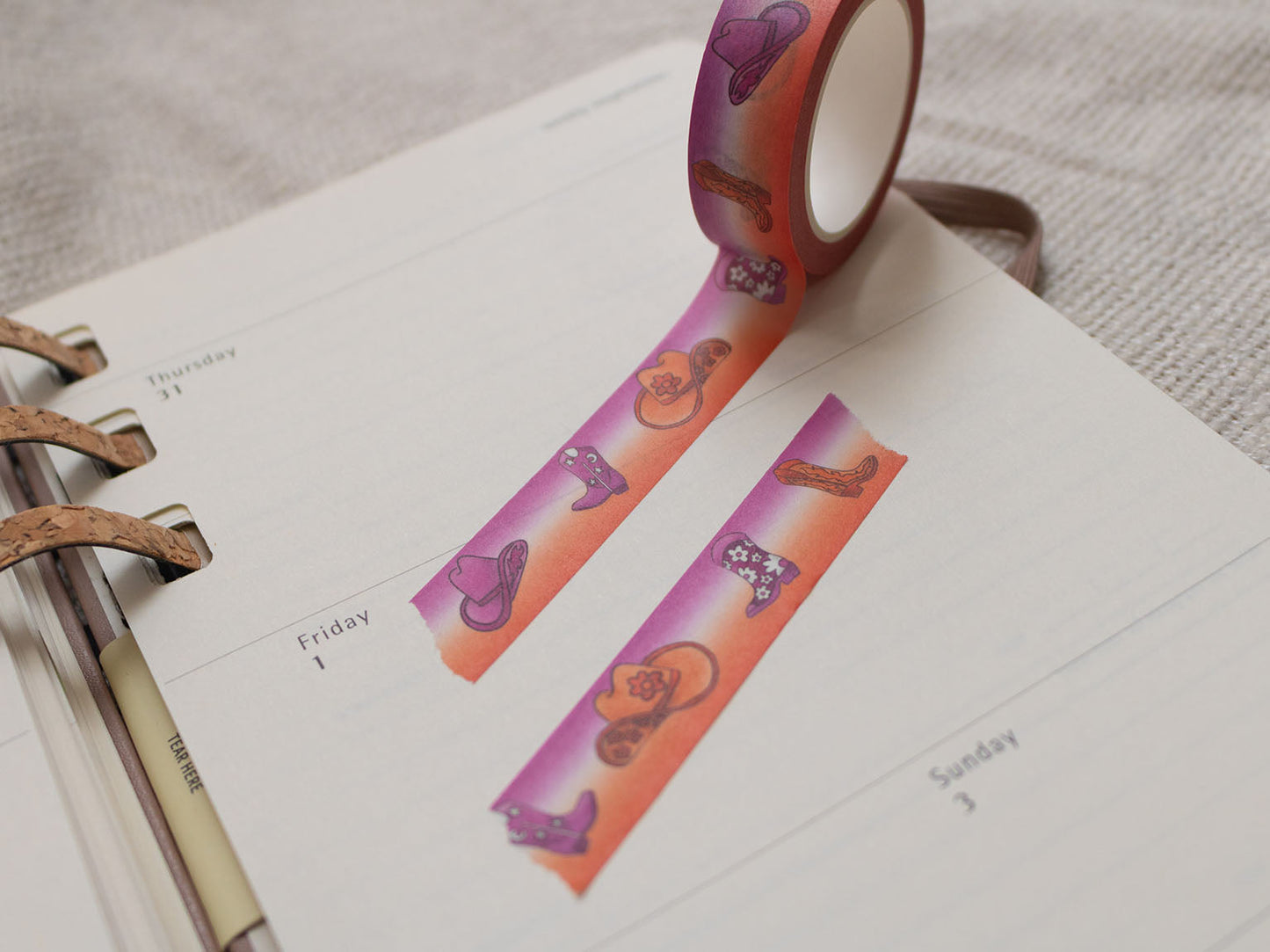 Washi Tape: Howdy