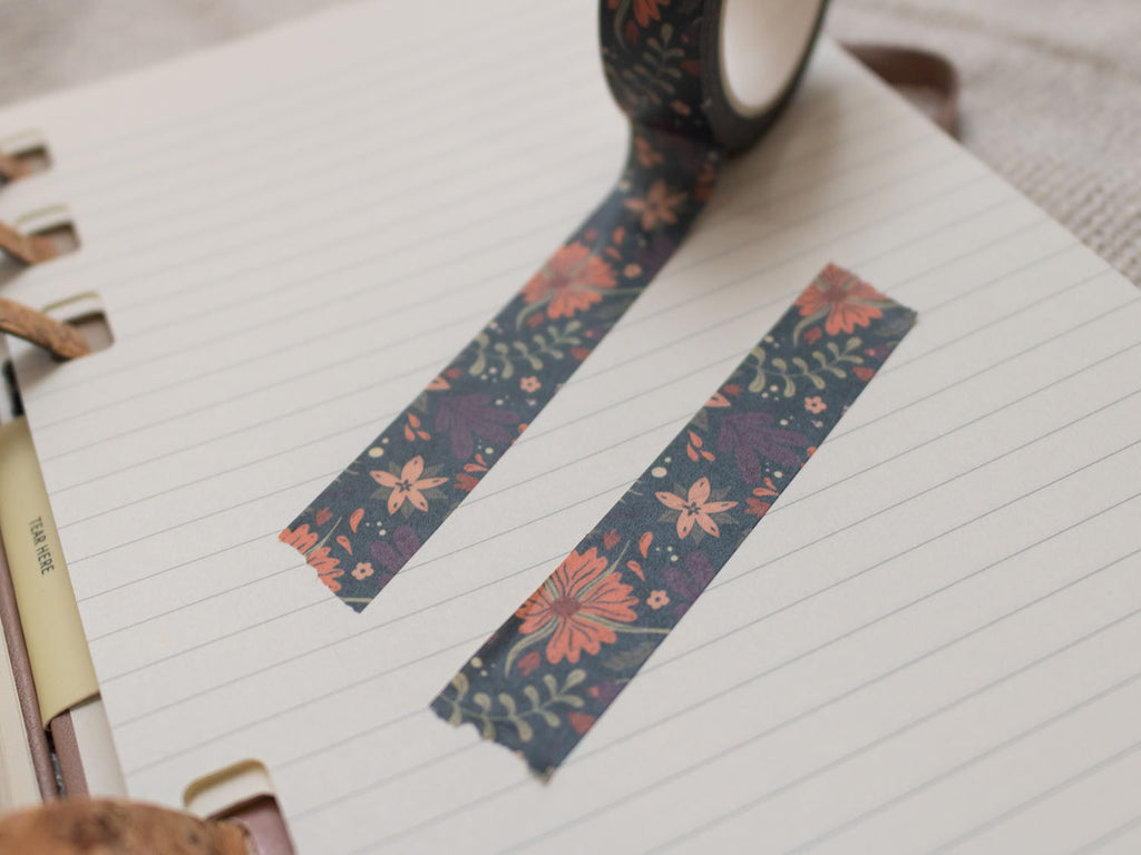 Washi Tape: Autumn Florals