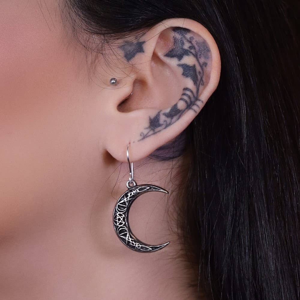 Alchemy England - A Pact with a Prince Dropper Earring Pair Hand made in UK