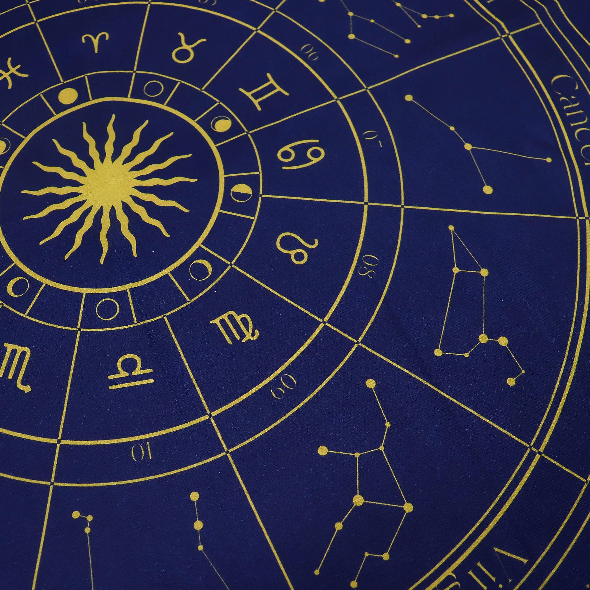 Ancient Wisdom - Tarot Reading Cloth - Zodiac (75x75cm)