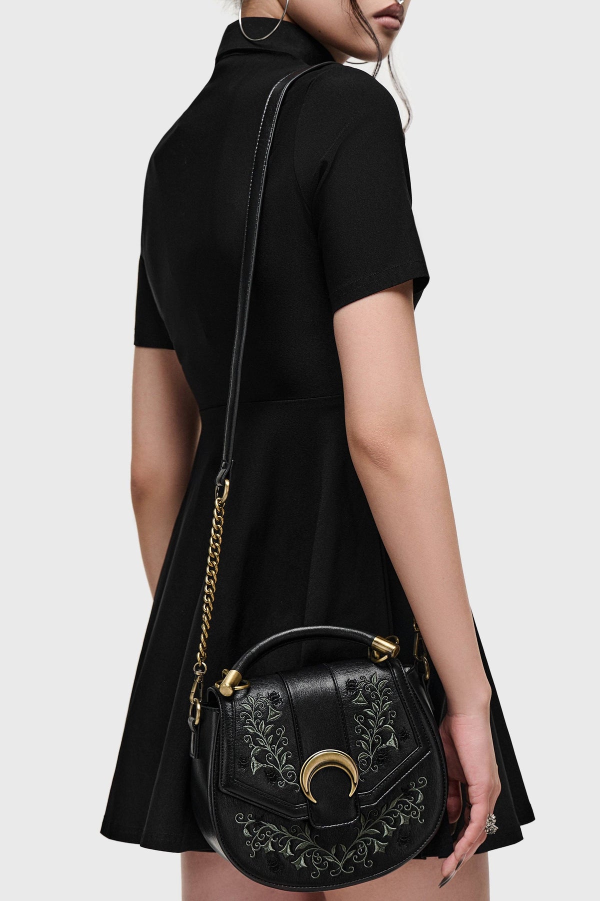 KILLSTAR - Lunar Fern Embroidered Handbag