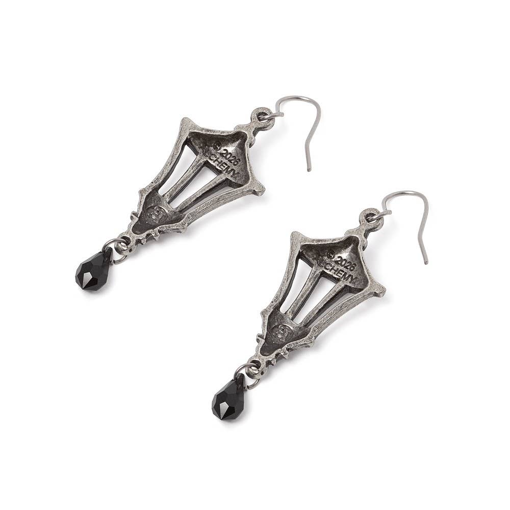 Alchemy England - Mourning Gaslight - Dropper Earring Pair