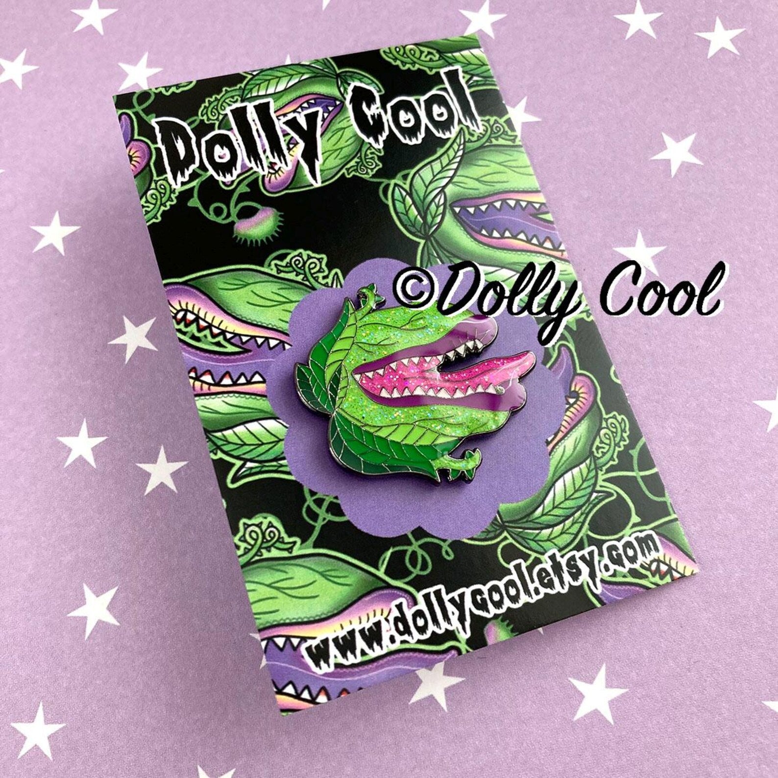 Enamel pin of Audrey 2