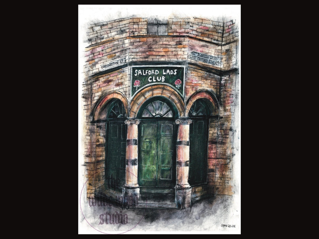 Art print of Salford Lads Club